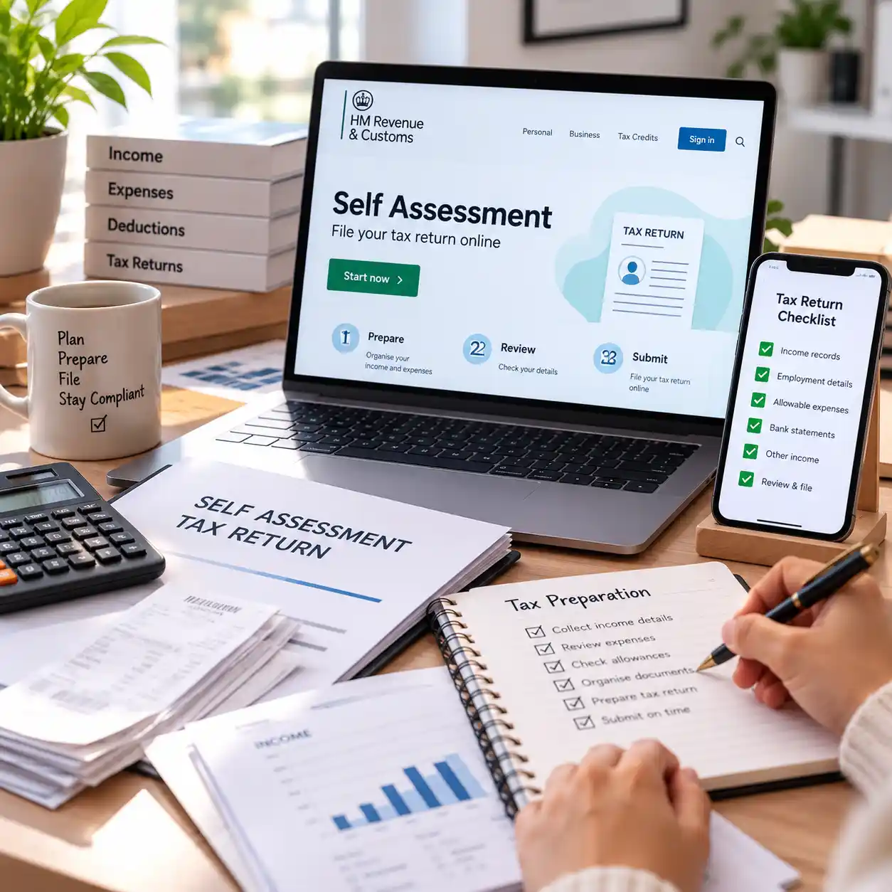 Self Assessment Tax Return Outsourcing and Tax Preparation Support